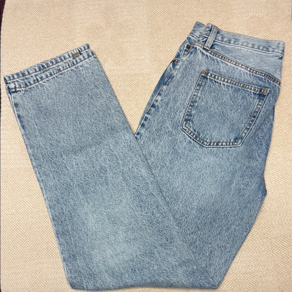 Fashion Nova Light Blue High Rise Jeans